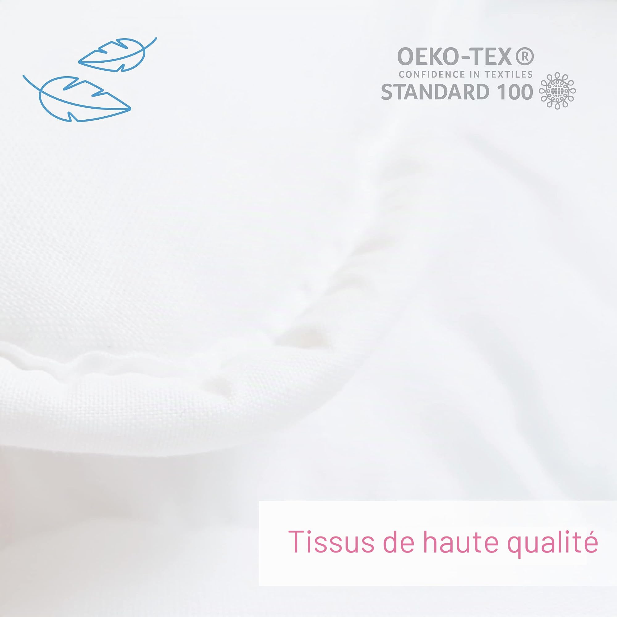 Baby Comfort Parure de lit 2 pièces avec Couette et Oreiller Plat 100% Polycoton (150 cm x 120 cm) (12 Mois+)