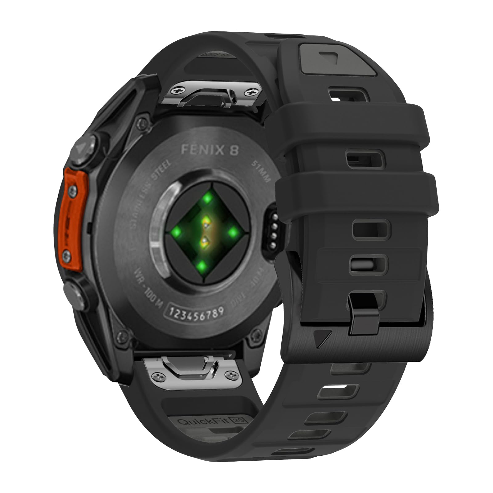 Amazon.co.jp: [ShinKin] 26mm Quickfit バンド Garmin quatix 8 51mm