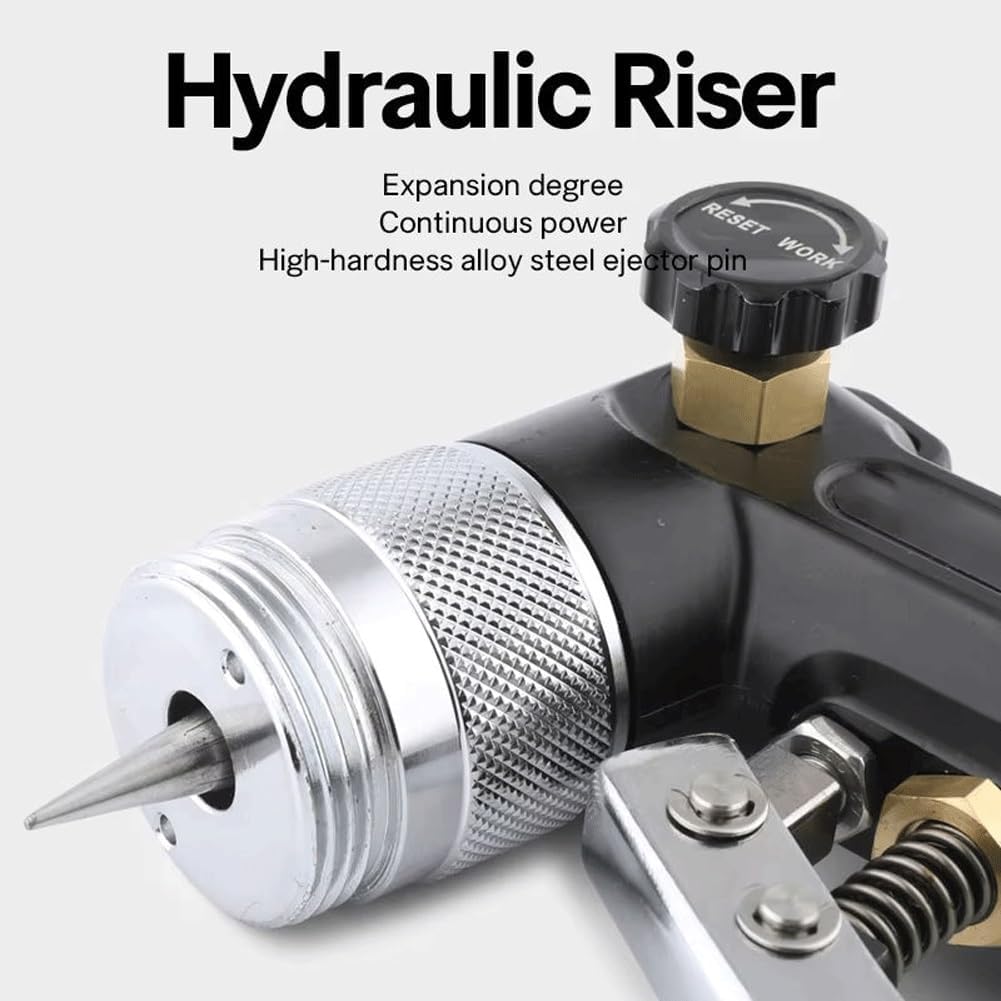 Kit de herramientas expansoras de tuberías de cobre hidráulico con cortador de tubos y múltiples cabezales de expansión para fontanería y uso HVAC