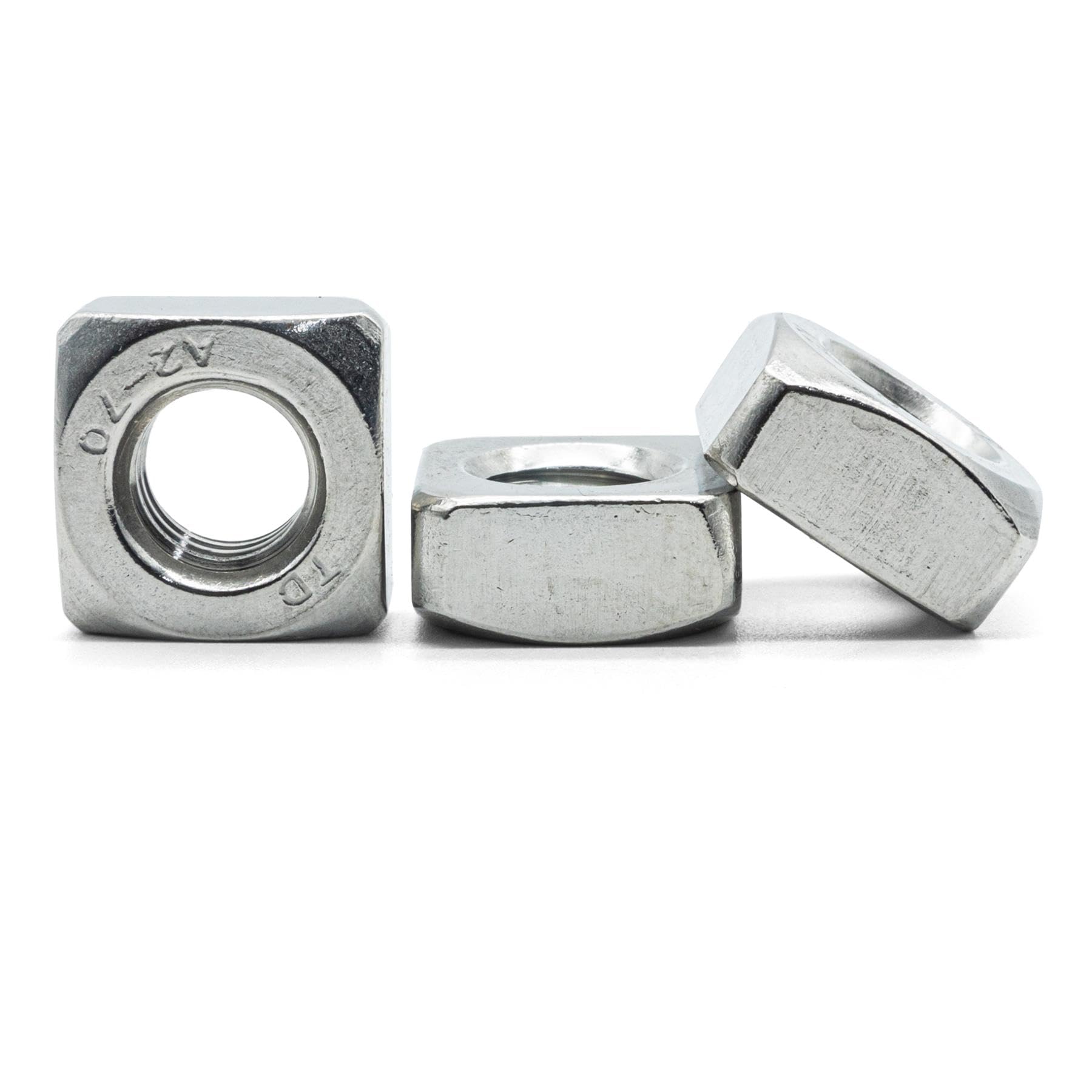 Hippo Hardware M16 (16mm) Square Nuts to Fit Metric Bolts & Screws A2 Stainless Steel DIN557 (Pack of 10)