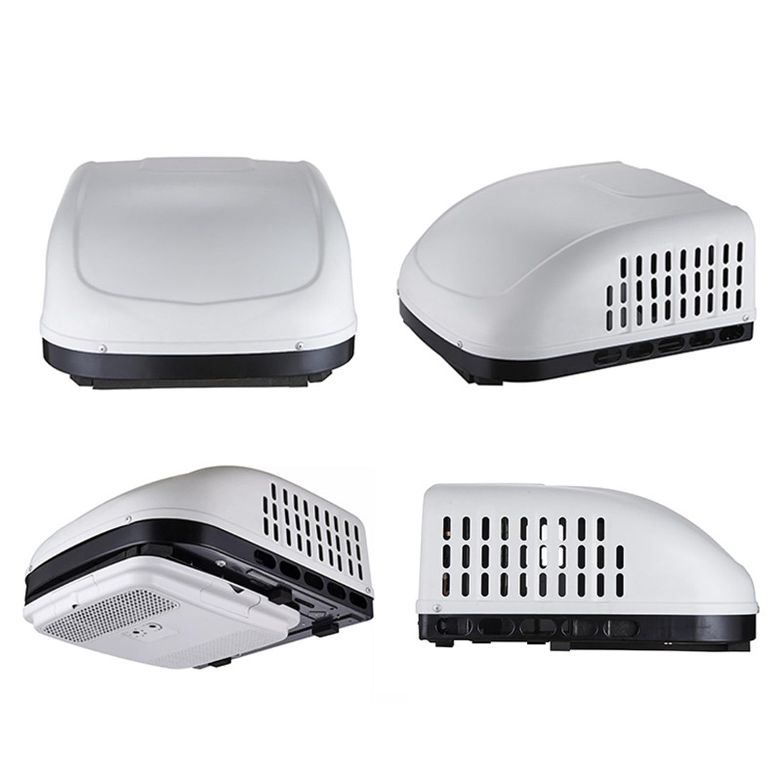 PRUJOY Climatizzatore da Tetto per Camper, condizionatore d'Aria Elettrico con Inverter per refrigerazione 110v / 220v, Telecomando, per vagone Ristorante da Campeggio per Camper (220v)