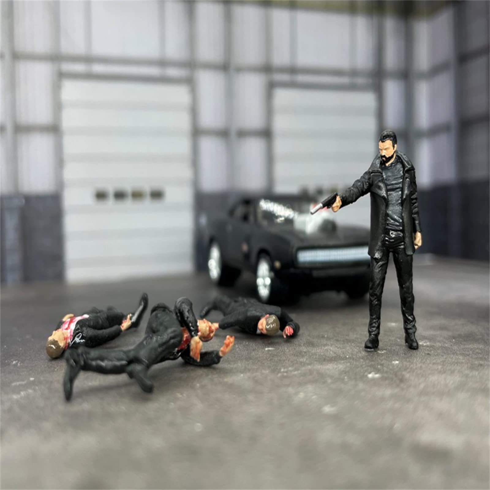 Amazon | 1/64スケールフィギュアChrisと殺し屋レジンミニチュア