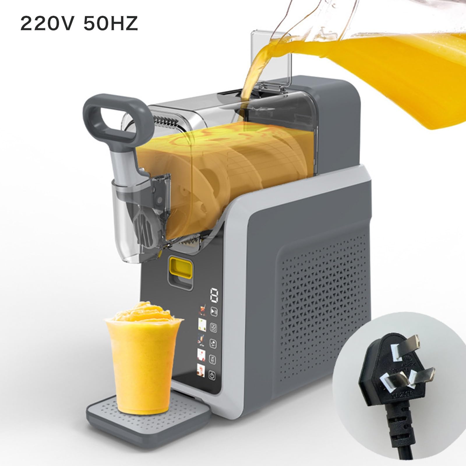 Maszyna do Slushy I Lodów 2-w-1, Gotowa w 15 Min, 5 Trybów, Z Komp
