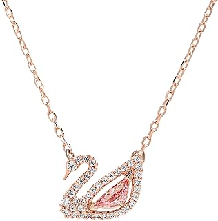 スワロフスキー ネックレス ペンダント Dazzling Swan ピンクゴールド 5469989 [並行輸入品]