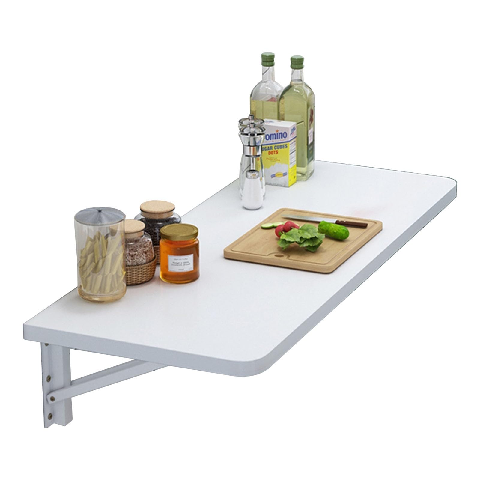 Table pliante murale en bois pour petits espaces et cuisine