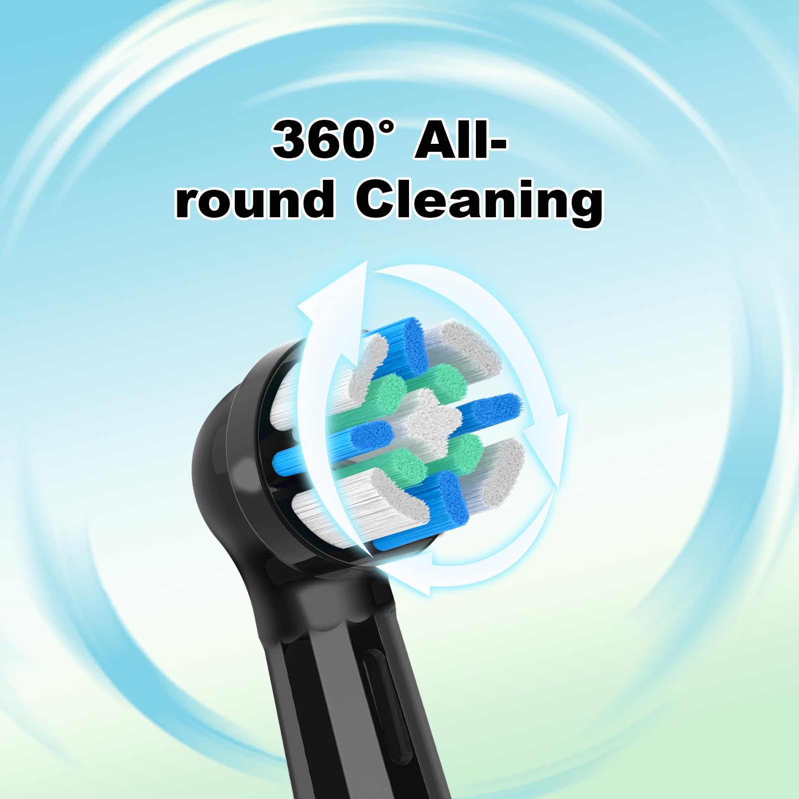 iO Replacement Heads Compatible with Oral B iO, 6 Pack Toothbrush Heads Compatible with iO 2/3/4/5/6/7/8/9/10 Series Electric Toothbrush - 5