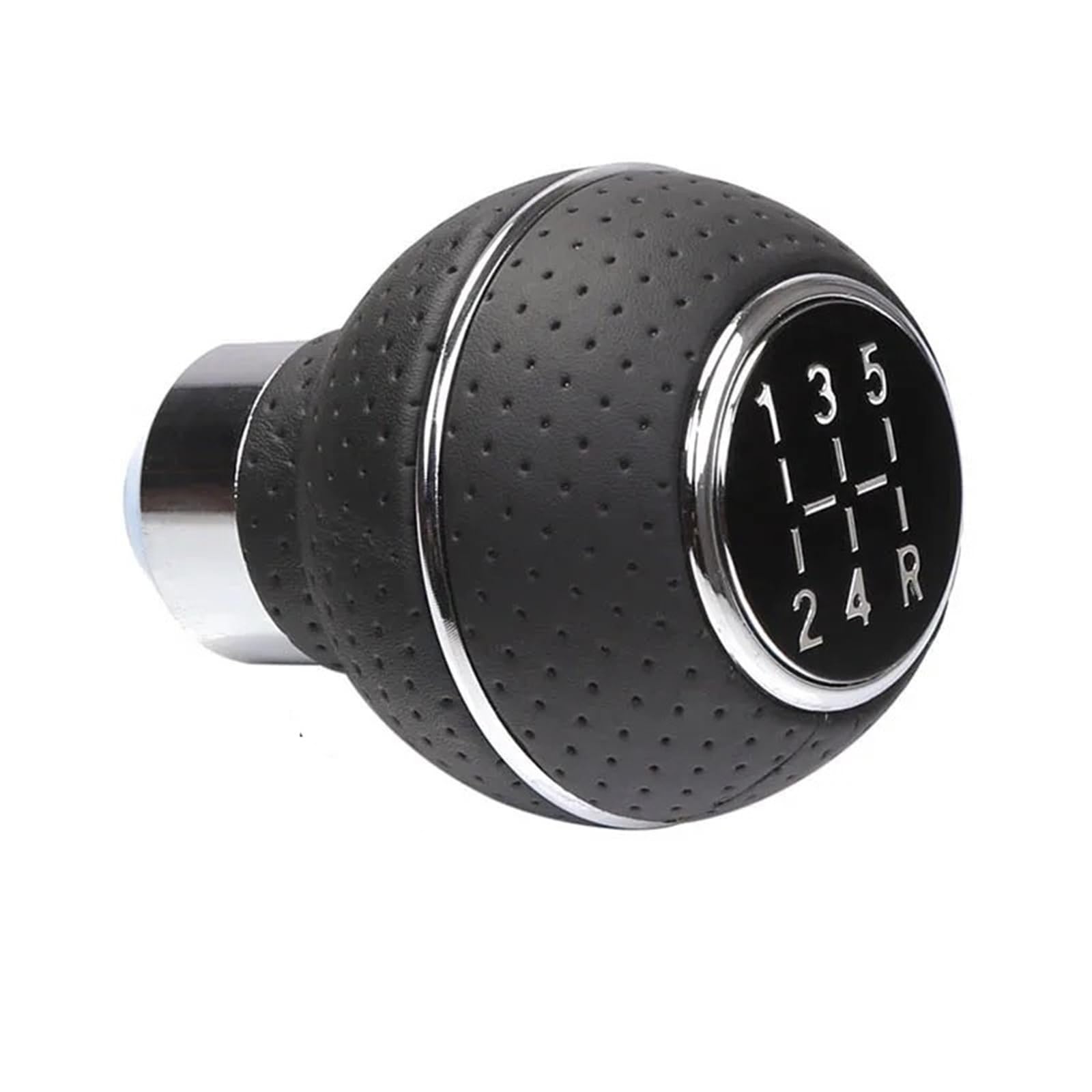 XZCVTYW 5 Speed Shift Knob Gear Stick Shifter Lever Shifting Transmission Fit Most Manual Cars Trucks SUV Vehicle Car Gear Shift Knob(Silver Ring)
