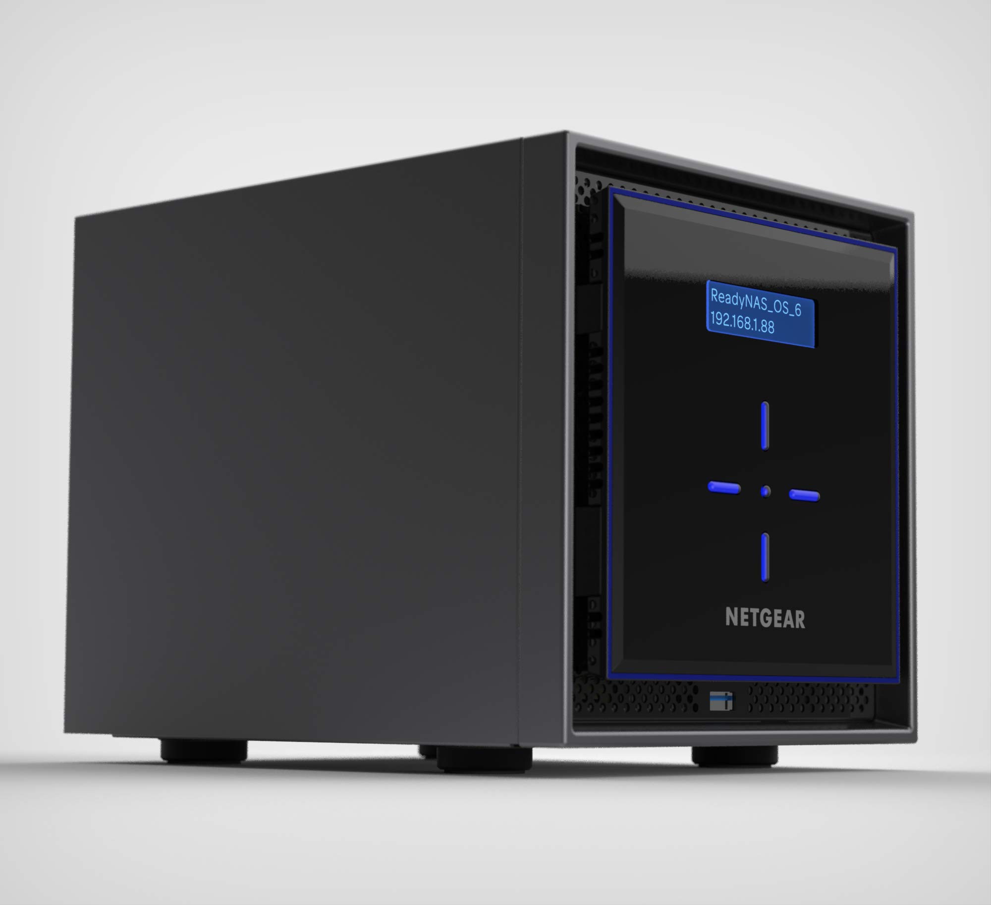 Netgear ReadyNAS RN42200-100NES - Dispositivo de Almacenamiento en Red (2 bahías, hasta 20 TB, sin Discos, Intel Atom C-3338)