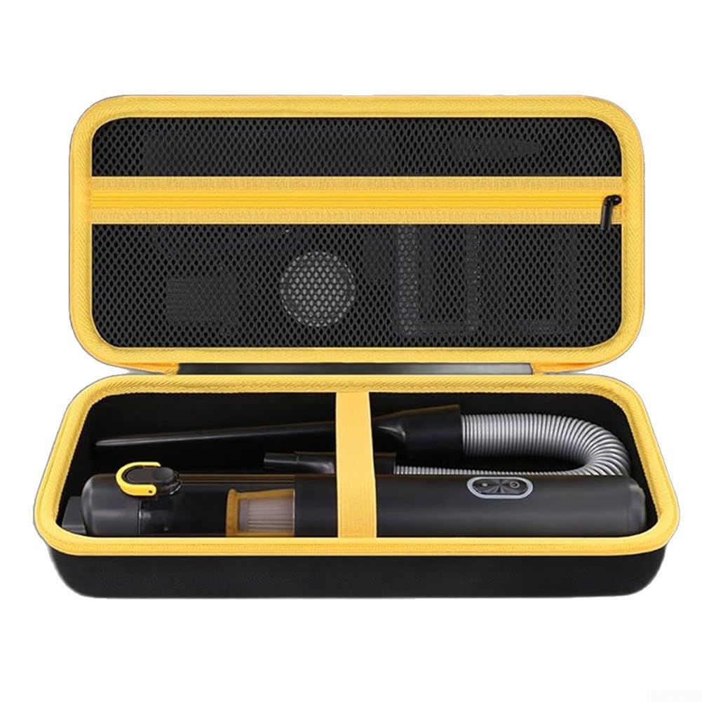 Sac de rangement rigide en EVA pour Fanttik Slim V8 V10 pour aspirateur Mini, étui antichoc avec poignée et fermeture éclair, organiseur de voyage compact pour voiture (noir)