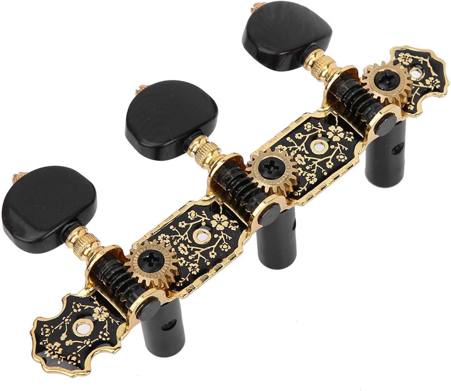 Guitar Machine Heads, Metal Plastic 3L3R Guitar Machine Heads Tuning Keys Pegs Replacement for Acoustic