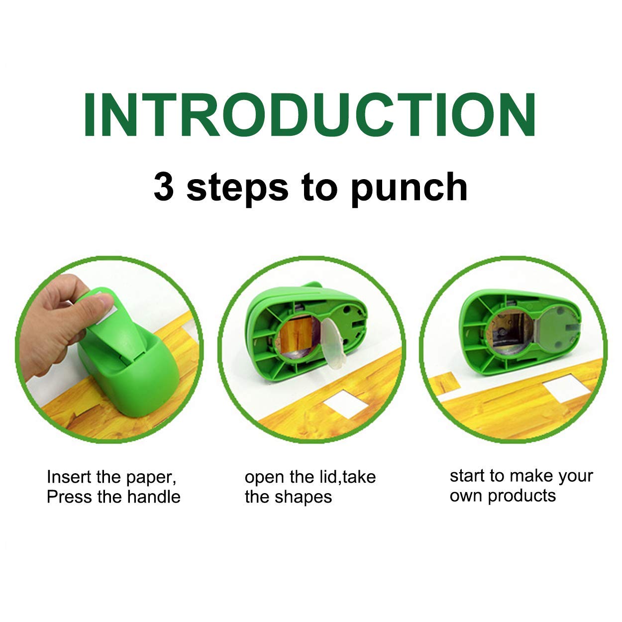 Punch 2 Inch Snapklik.com : 2 Inch Circle Punch Craft Lever Punch Handmade Paper ...