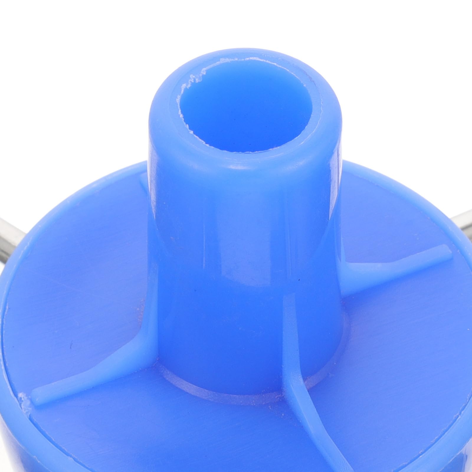ORFOFE Soporte portátil para suero intravenoso con gancho azul, accesorio para estante de infusión de 13 mm, gancho pequeño para uso clínico, hospitalario y doméstico, pieza ligera y duradera