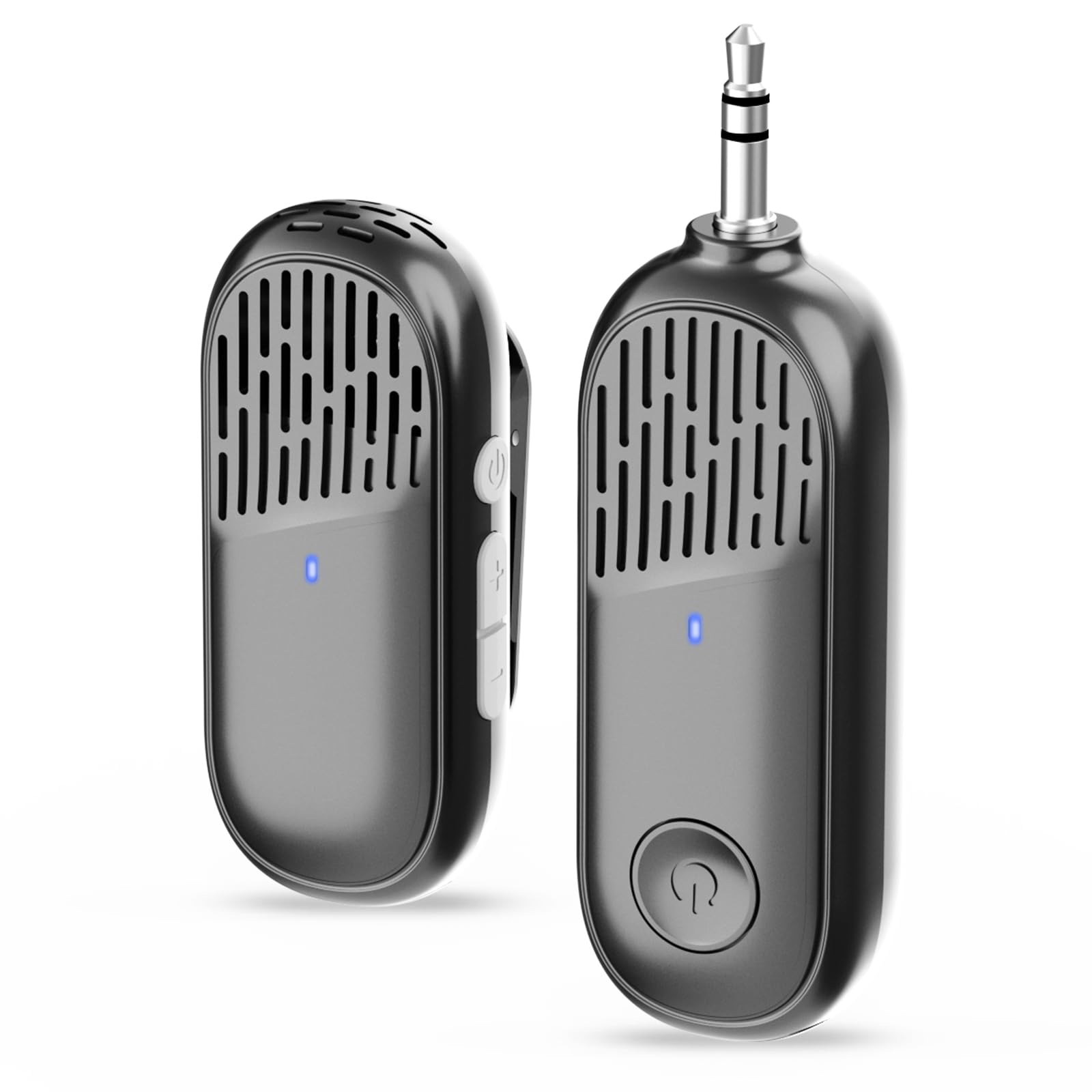 Magnetic Wireless Lavalier Microphone, 2.4G Clip Mic
