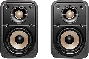 Polk Signature Elite ES10 Wired Surround Sound Speakers - Exceptional Cinematic Audio
