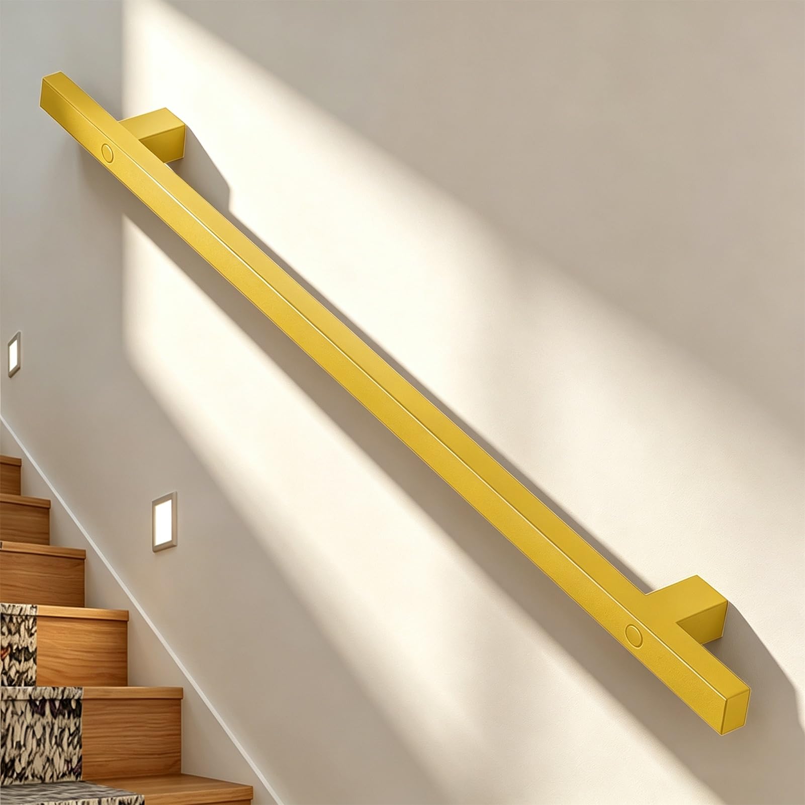 Modern Staircase Banister Hand Rails Sturdy Handrail Railing