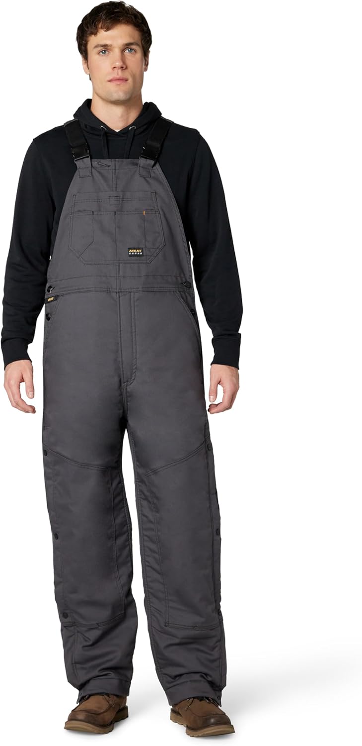 Ariat Men's Rebar DuraCanvas Stretch Insulated Bib