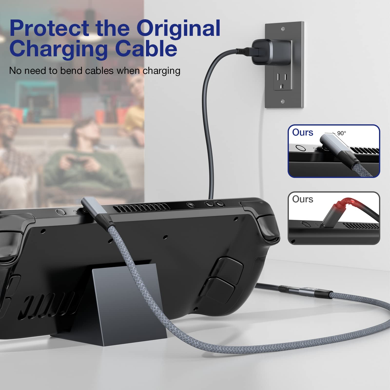 Cavo Prolunga USB C 3.2 Gen 2 Maschio-Femmina - Ricarica Rapida 240W E Trasferimento Dati 20Gbps, Supporto Video 4K