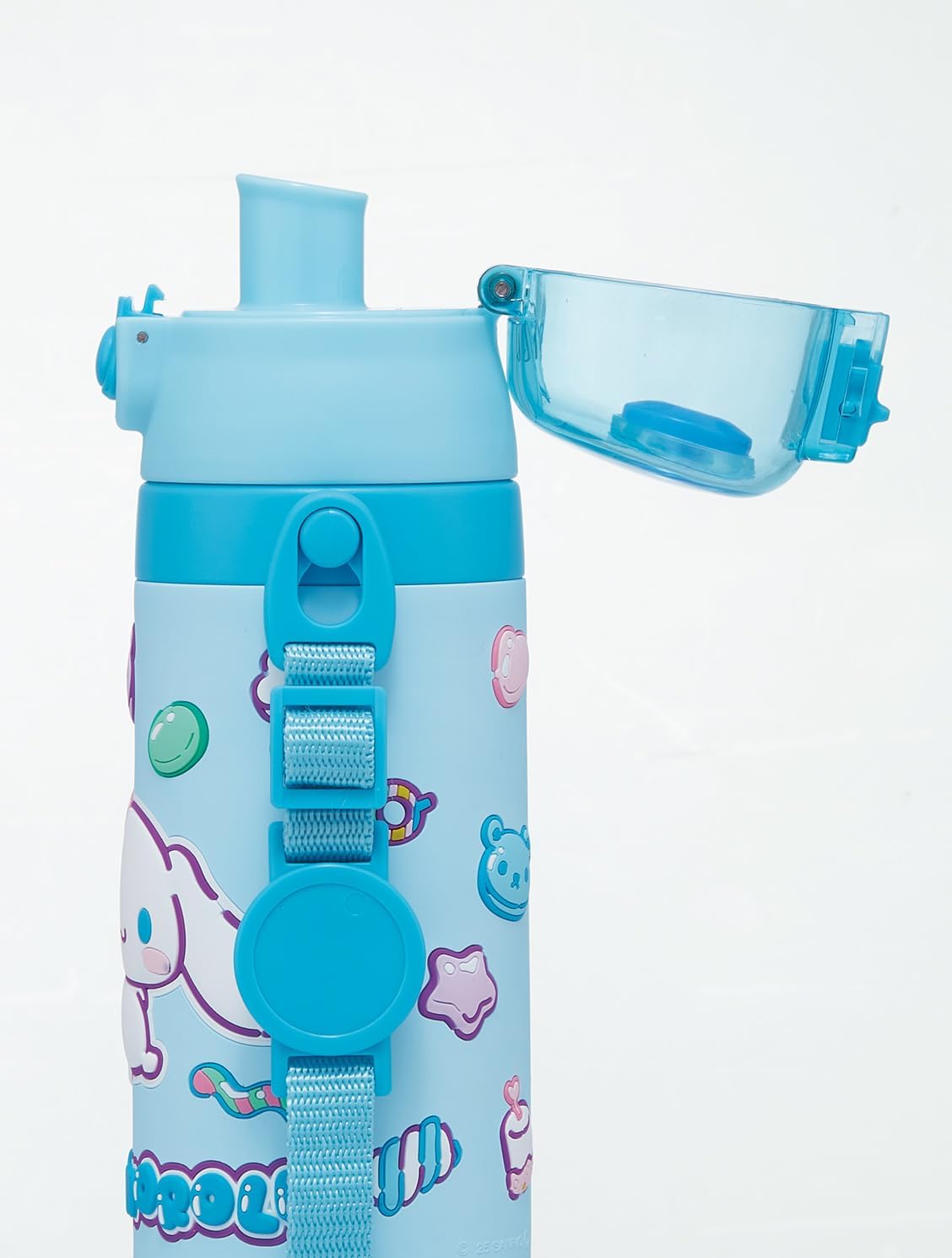 Skater SDPV5-A Children's Stainless Steel Water Bottle, Direct Drinking, 16.2 fl oz (480 ml), Sanrio Cinnamorol, Marshmallow Gummy, Girls, 3D Print, Children's Friendly, Lightweight Type, Cold