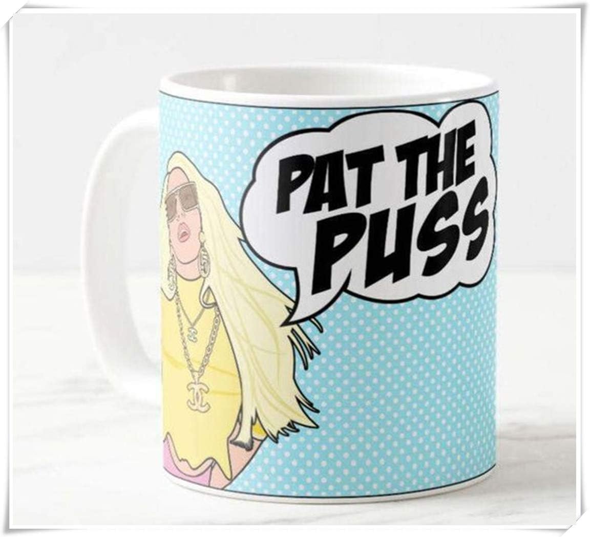 Real Housewives Of Beverly Hills - Erika Jayne -"Pat the Puss" Inspired Coffee Mug Gift, Reality TV, Bravo, Pop Culture, 11oz Ceramic Coffee Novelty Mug/Tea Cup, Mug Gift