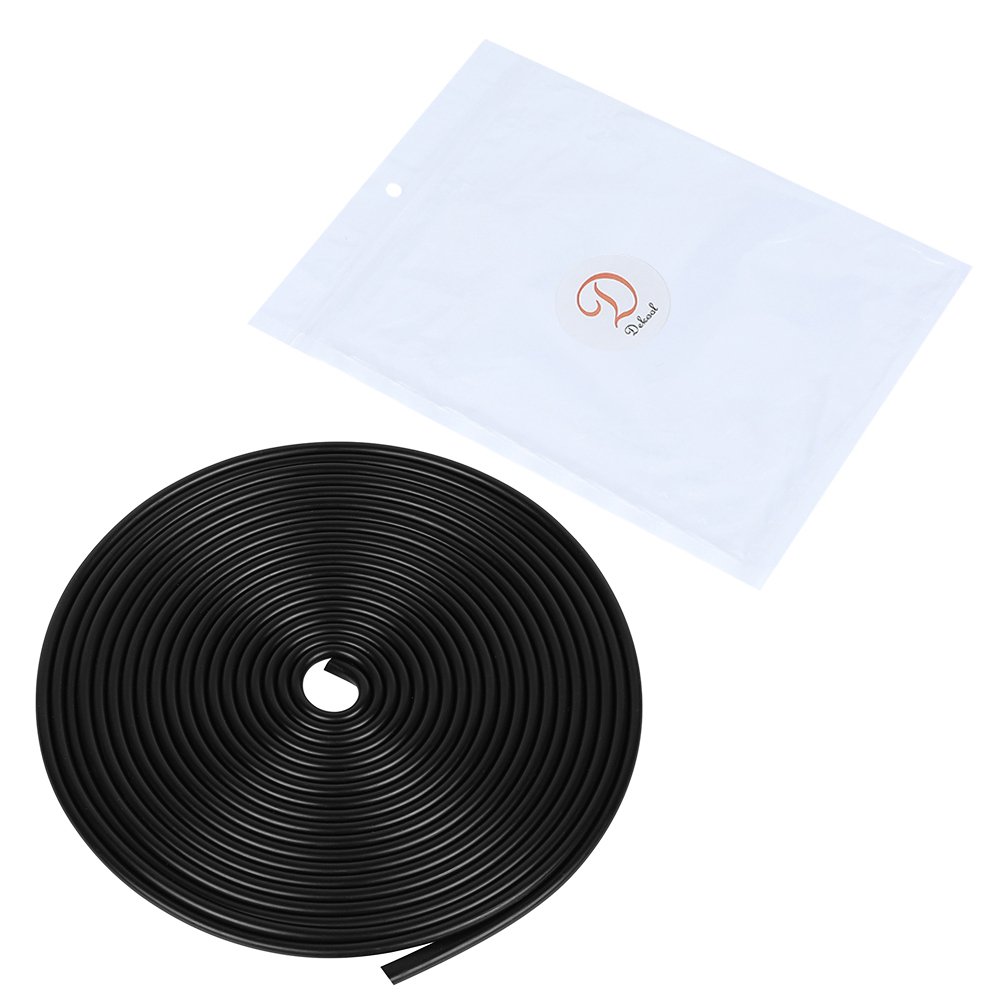 Universale Guarnizione Porta Auto Gomma Bordo Protettore Striscia Paracolpi 10m Adesiva Metallici Protezione