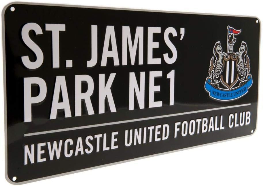Newcastle United Color Street Sign - 16in x 7in - One Size