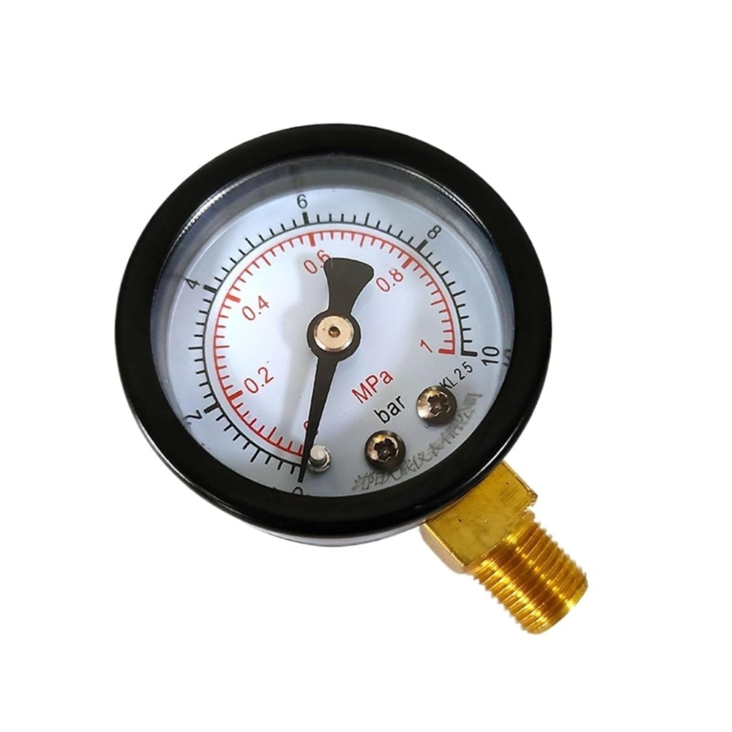 40mm Brass Connection Pressure Gauge for Pneumatic Industry