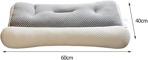Miniatura 2 de Bothyi Almohada cervical, relajación de cuello y hombrotranspirablesuavealmohada cervical, almohada de cama para dormir, para dormir, color blanco,