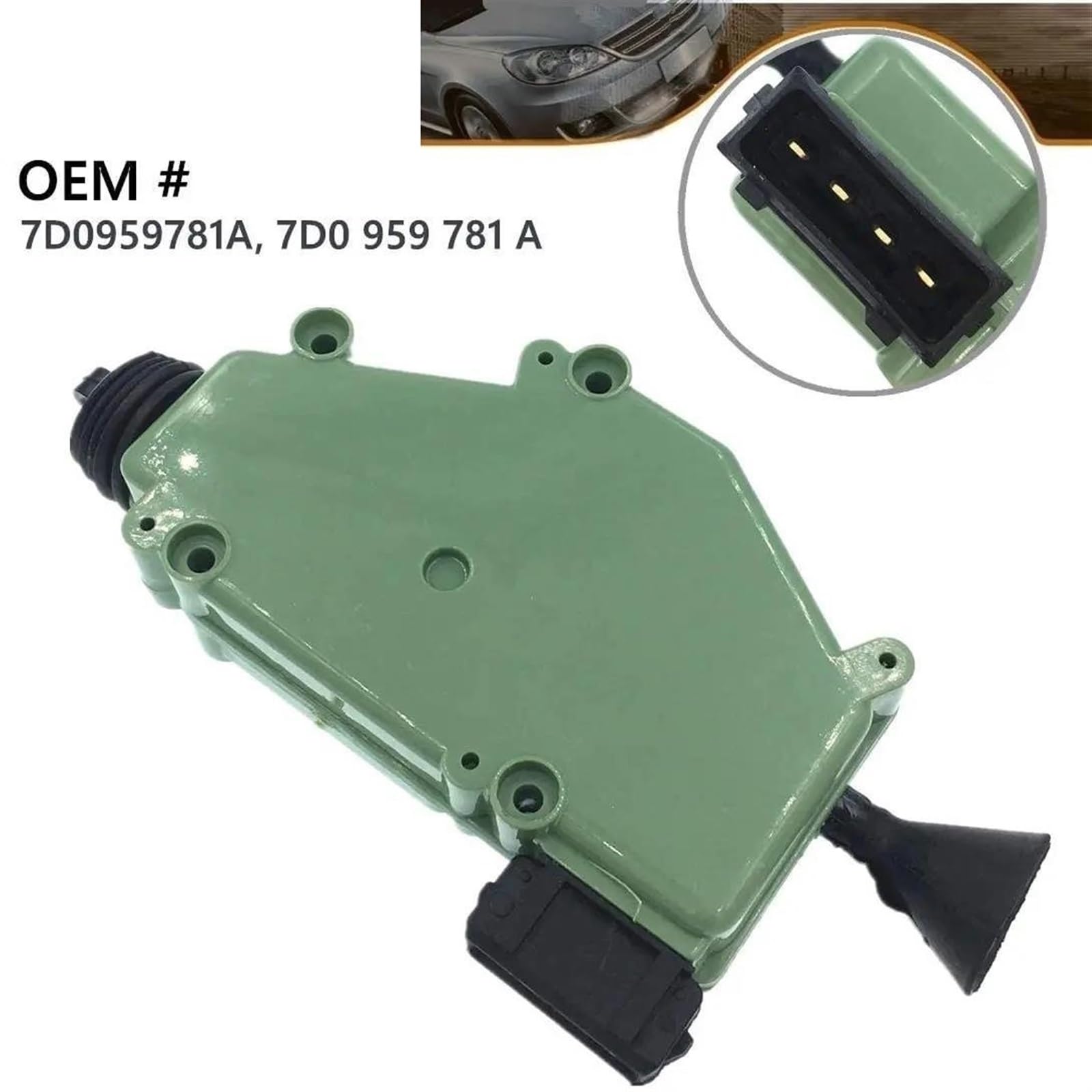 Actuador Cerradura Puerta Actuador Cerradura Puerta, Motor Bloqueo Central para VW para Transporter T4 para Caravelle 7D0959781A 7D0 959 781 A Cerradura Actuador