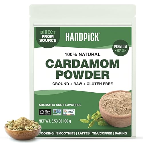 Miniatura 25 de HANDPICK, Cúrcuma orgánica en polvo con curcumina (14 onzas/397g) | Origen auténtico indio | Sin gluten | Hecho de raíz de cúrcuma