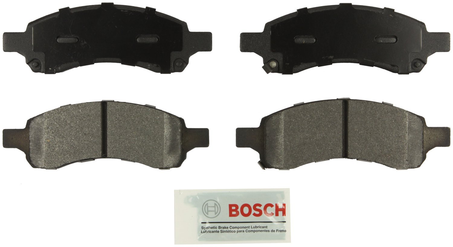 Bosch BE1324H Blue Disc Brake Pad Set with Hardware - FRONT — view 350