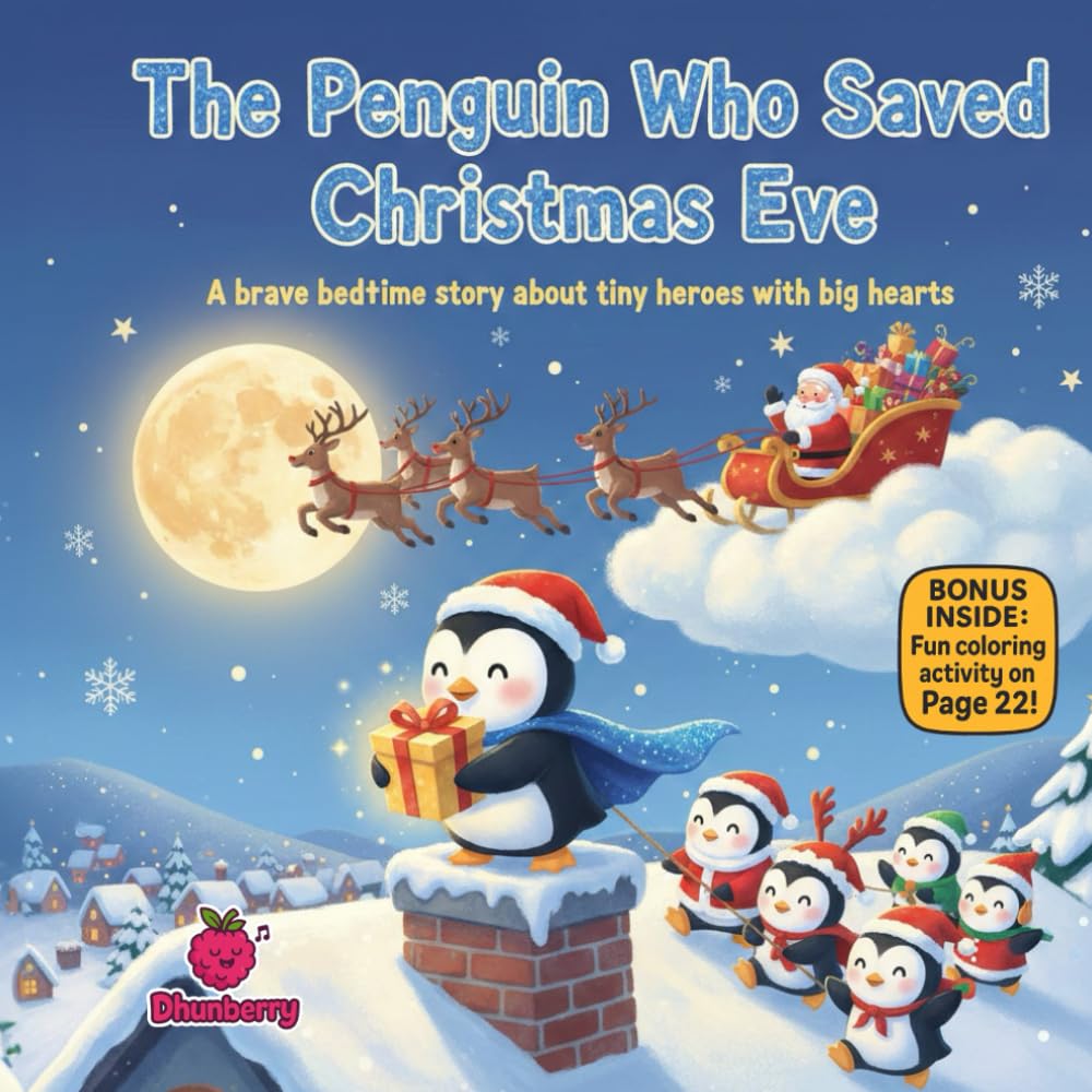 The Penguin Who Saved Christmas Eve: A Brave Rhyming Bedtime Story About Tiny Heroes with Big Hearts