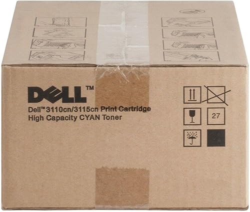 Dell Cartucho de tóner 3110cn 3115cn de la impresora láser a color PF029 (Cyan) en embalaje al por menor