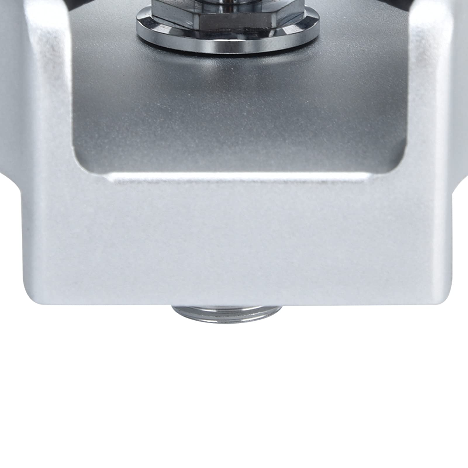 Enjuagador de vasos para fregadero, lavavasos automático de alta presión con cuerpo y manguera de acero inoxidable, ideal para uso en hogares, bares y restaurantes; cabezal (Plata Negro)