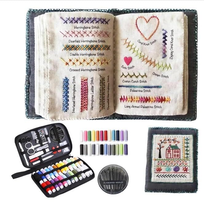 Livre de points de broderie : cadeau créatif idéal pour passionné de couture