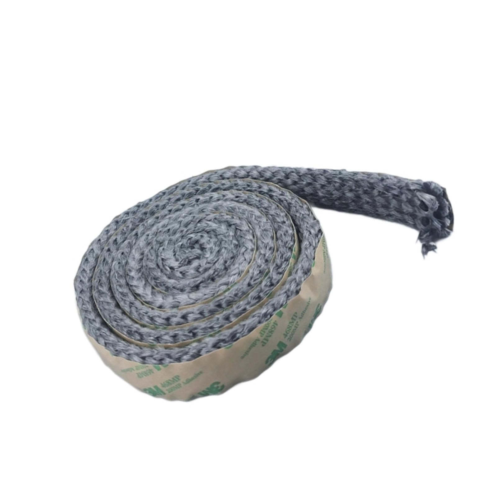 Stove Sealing Rope Flat Fiberglass Wood Door Gaskets High Temperatures Resistant Fireplaces Trim Black Flat