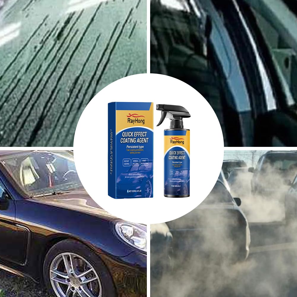 Spray de Revêtement Limlex pour Véhicules, Agent de Revêtement Avancé à Action Rapide pour Voiture, Polish Liquide Verre pour Voiture, Agent de Renouvellement en Spray pour Auto, Voitures, SUV