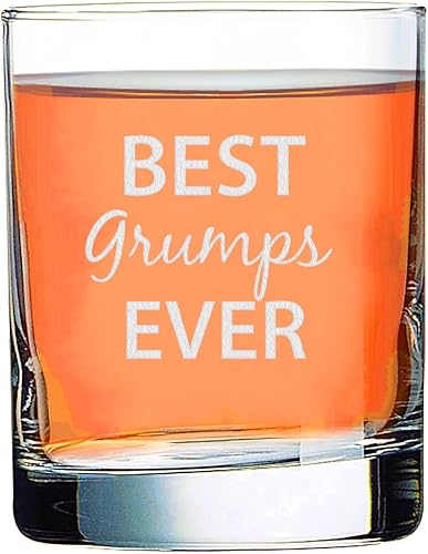 Miniatura 28 de Best G Pa Ever - Vaso de whisky Bourbon Old Fashsioned de 10.5 onzas grabadas con láser, vasos de cóctel transparentes grabados con grabado a mano,