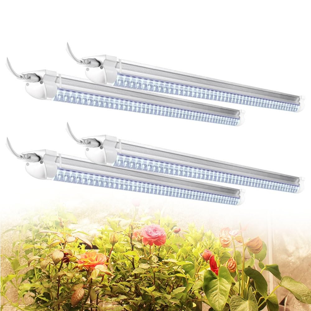 Lampada da coltivazione a LED for piante, spettro completo, luce bianca calda, sistema di idroponica,Raffreddamento silenzioso