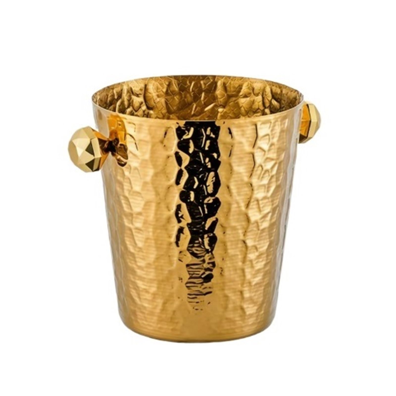 Parties This wood grain ice bucket is perfect for parties camping or dinner Drink Chiller