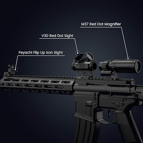 Miniatura 2 de Feyachi V30 2MOA - Mira de punto rojo con M37 1.5X - Combo de lupa 5X, cotestigo absoluto