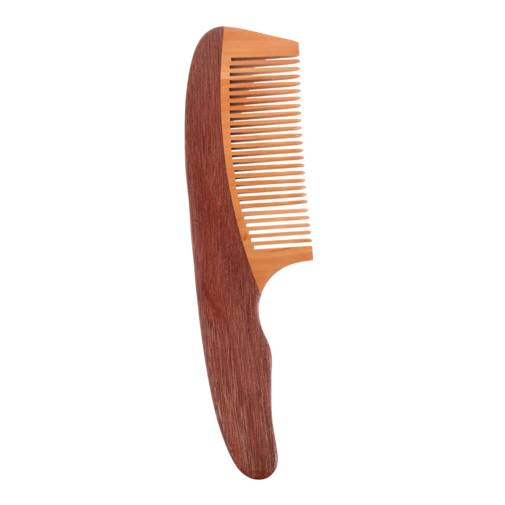 FOMIYES Men's Beard Grooming Comb Natural Wood Pocket Size Static-free for Daily Use Travel Friendly