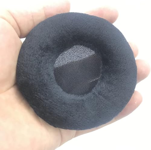 Miniatura 6 de Almohadillas de terciopelo de repuesto de 3.150 in para auriculares ATH, Yamaha, Edifier, Sony (3.150 in gris)
