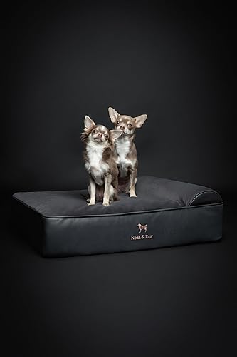 Miniatura 3 de NOAH & PAW Cama para perro, 28 x 23 x 11 pulgadas, camas ortopédicas para perros para mascotas de tamaño mediano, espuma viscoelástica de cáscara de