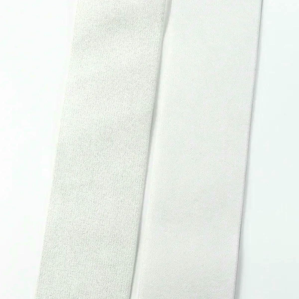 3/5/10 Meter 25–50 mm Seiden-Nylon-Gummiband, Polyester-Gurtband, Gummiband, DIY-Bund, Kleidergürtel, Nähzubehör, Weiß, 50 mm, 10 Meter