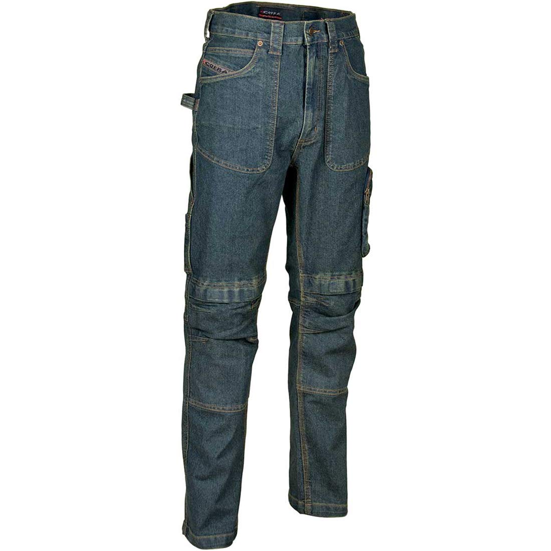 Pantalon Cofra V191-0-00.Z46 Düsseldorf bleu taille 46 de haute résistance