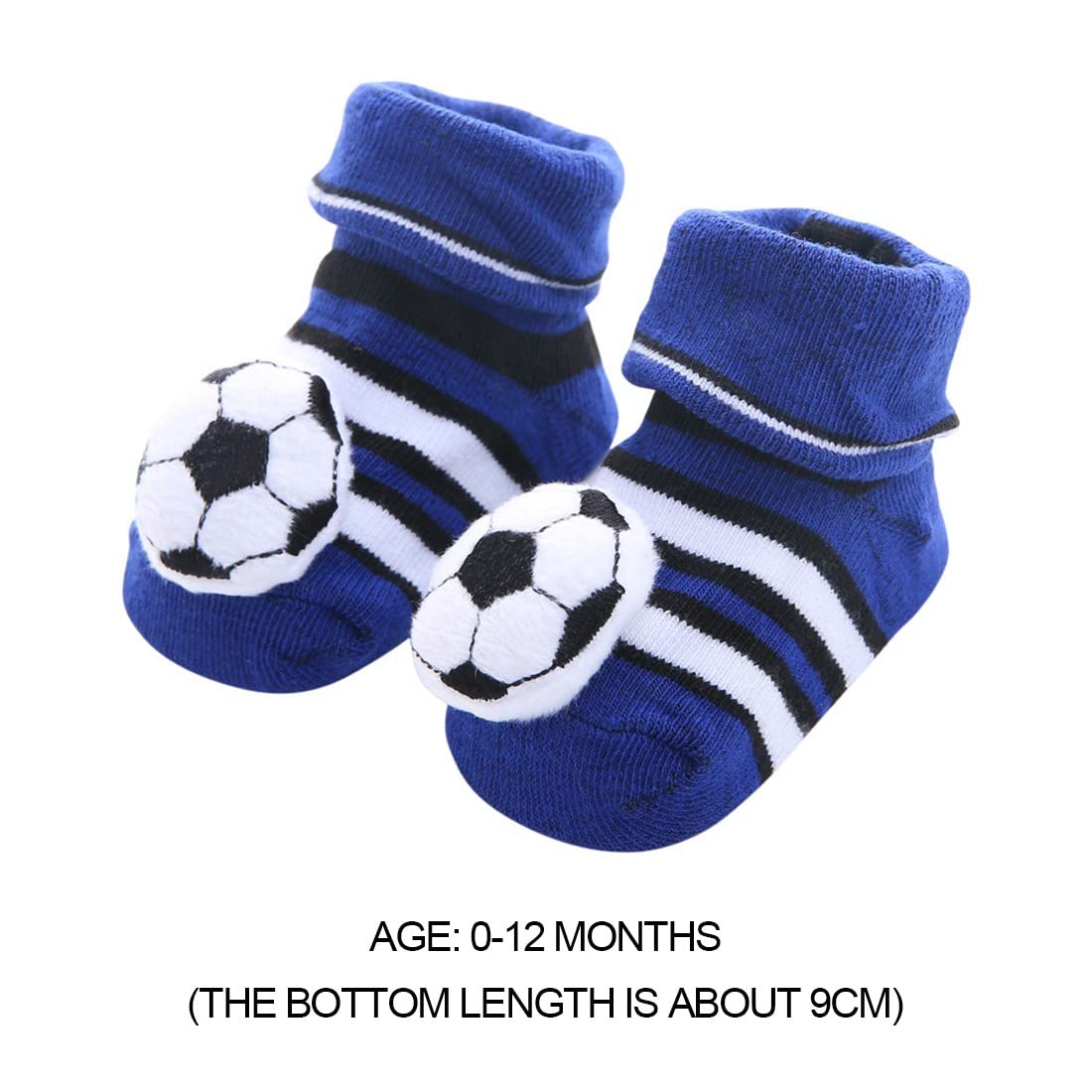 Calzini Antiscivolo per Bambini,Calzini per bambini,Unisex Neonata Baby Boy Girl Infanti,Adatto a bambini di età compresa tra 0 e 12 mesi