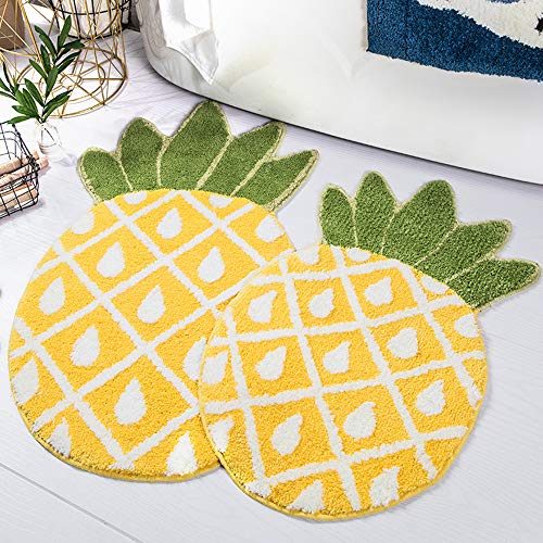 Tapete de puerta piña antideslizante 32x20 pulg miniatura 2