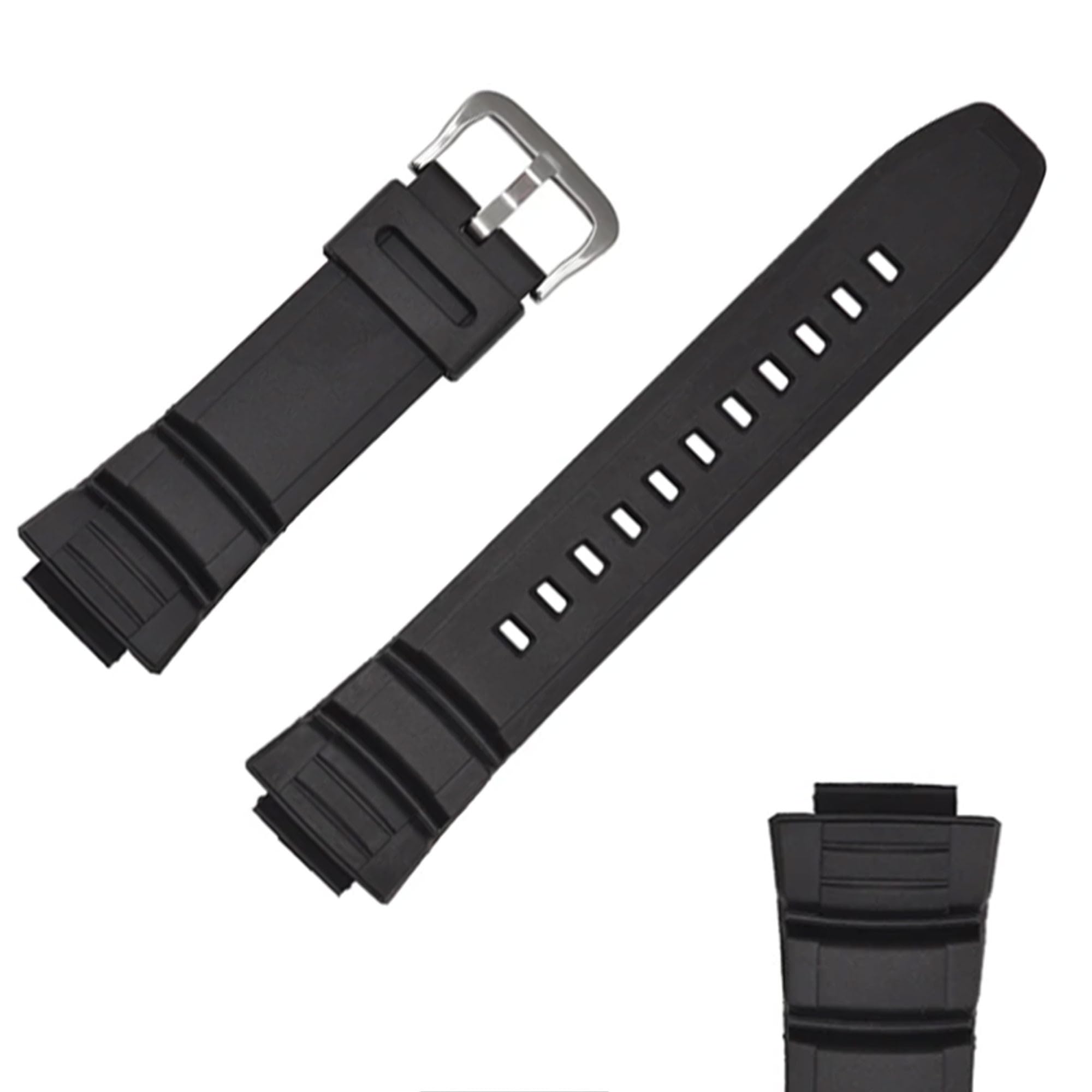 diloy Correa Reloj Compatible con Casio AE-2000W AE-2100W WV-200 MCW-100H W-S220 AE-2000/2100 Ref CRAE2000-10302043