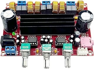 gloryart XH-M139 Digital Amplifier Board TPA3116D2 2.1 Channel DC 12-24V 3 Sound Channels Energy Saving Pure HiFi Music