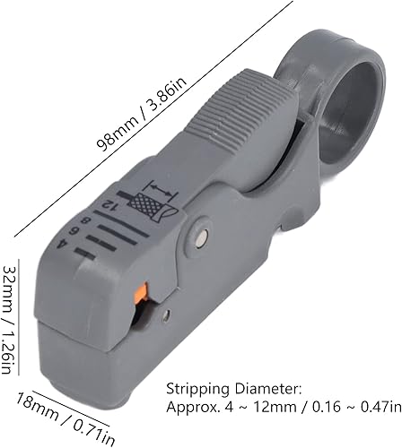 Miniatura 8 de Pelacables coaxial,Pelacables coaxiales,Pelacables ajustables multifunción, Pelacables coaxiales Manual RG58 59 62 Alicates de desoxidación de